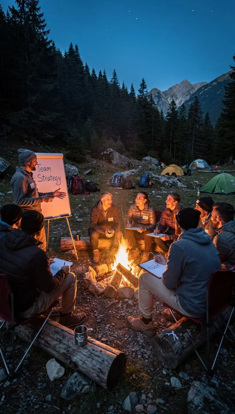 Professional team collaboration